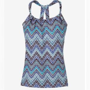 PrAna Quinn top in Sail Blue Tempo Size Small (4-6)